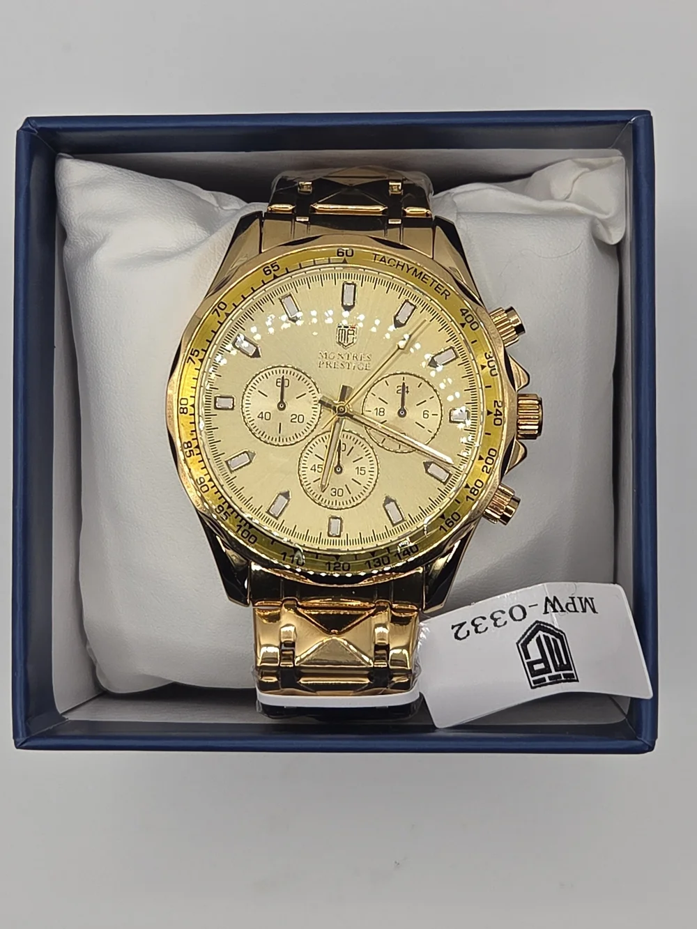 Gold-Tone Men's Chronograph Watch